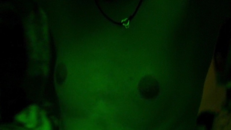 Agniya Kuznetsova Nude as NA. Breasts, dark hair, green lighting. 774440