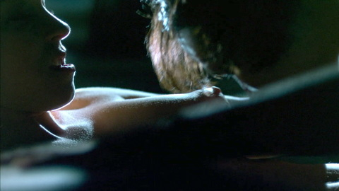 Amy Lynn Grover Naked in Bitten. Breasts, Lesbian, Sexy, close-up, hard nipple. 983149
