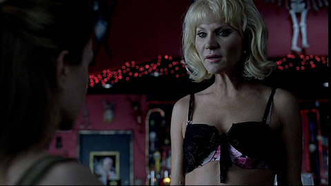 Tara Buck in True Blood (2008-2014) Sexy Black Bra Blonde 688271