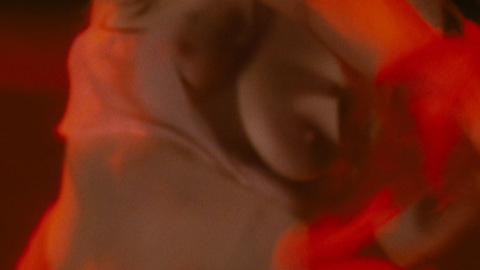 Jessica Chastain Naked as Salome. Breasts, close up, red fabric. 871329