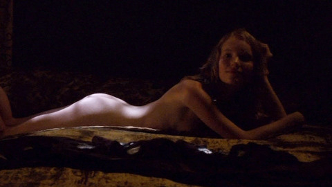 Catherine Howard from The Tudors Naked. Butt, blonde, lying on bed. 699227