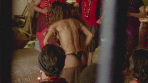 Nara Sakarê in Embodiment of Evil (2008) Thong Sexy Back Exposed Black Thong 694977