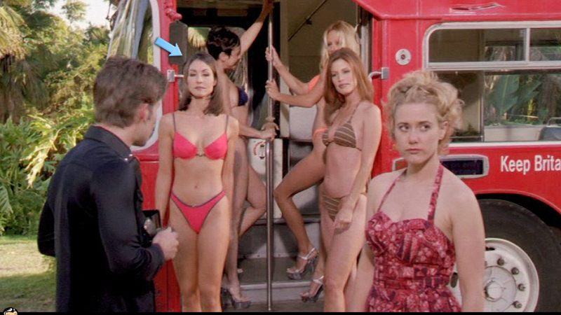 Sexiest Angela Harry Scene in V.I.P.. Bikini, SFW, brown bikni. 672703