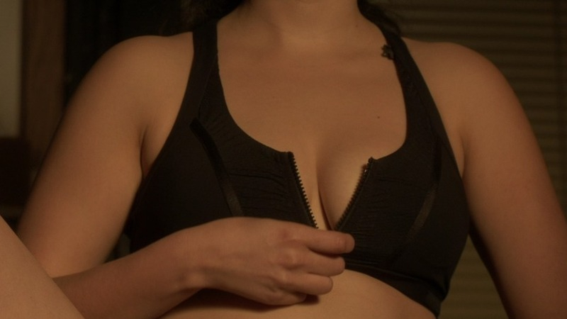 Sexiest Alyssa Diaz Scene in Ray Donovan. Sexy, Underwear, brunette, cleavage in bra. 780235