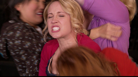 Anna Camp Naked as Aubrey Posen. Breasts, blonde, nip slip. 719235