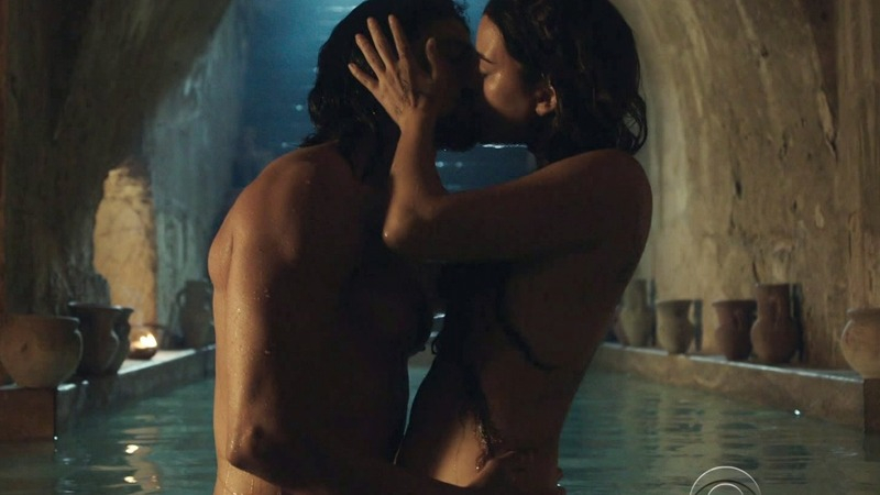 Sexiest Cote de Pablo Scene in The Dovekeepers. Sexy, SFW, brunette. 760969