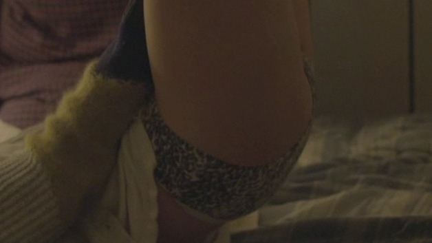 Hottest Kristen Wiig Scene in Nasty Baby. Sexy, Underwear, in bed, laying down. 779852