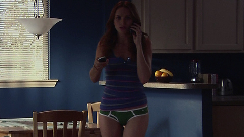 Shantel VanSanten in The Final Destination (2009) Underwear Brunette Checking Phone 679326