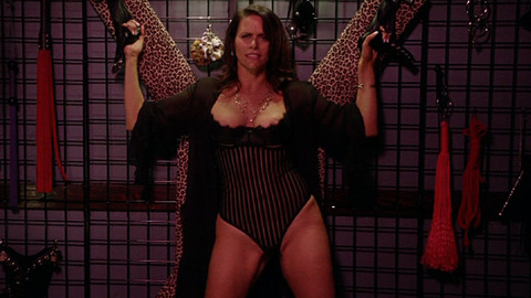 Amy Landecker in House of Lies (2012-2016) Breasts Bdsm Black Lingerie 706206