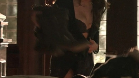 The Vampire Diaries's Sexiest Scenes with Nina Dobrev. Sexy, Underwear, SFW, bedroom. 737196