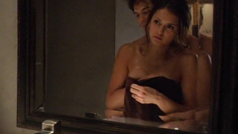Sexiest Nina Dobrev Scene in The Vampire Diaries. Sexy, SFW, bath towel. 762079