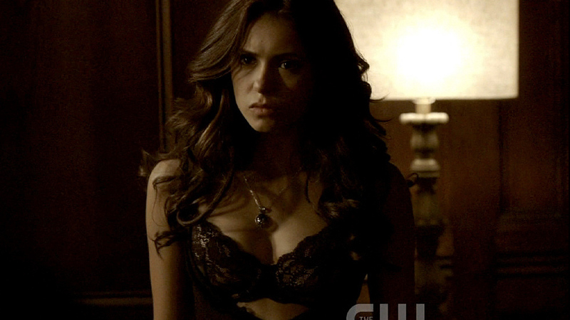 Sexiest Elena Gilbert Scenes. Underwear, SFW, black bra. 688666