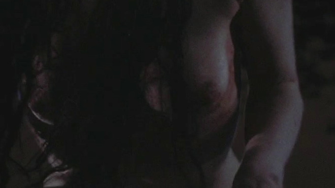Fiona O'Shaughnessy Nude as Nina. Breasts, black hair, climbing over grave. 788108