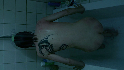 Rooney Mara Naked as Lisbeth Salander. Butt, blood, nude. 708681