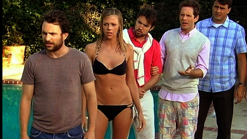 Sexiest Kaitlin Olson Scene in It's Always Sunny in Philadelphia. Bikini, SFW, black bikini. 675373