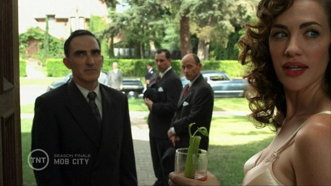 Kate Siegel in Mob City (2013) Sexy Underwear Bloody Mary Brunette 732610