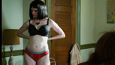 Christin Sawyer Davis in The Private Lives of Pippa Lee (2009) Underwear Black Bra Black Hair 705780
