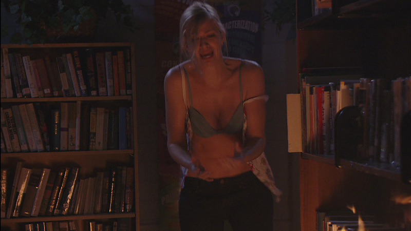 American Pie Presents: The Book of Love's Sexiest Scenes with Beth Behrs. Underwear, SFW, blue bra. 680610