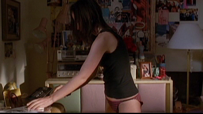 Sexiest Allison Scagliotti Scene in Endless Bummer. Underwear, SFW, striped panties. 676819