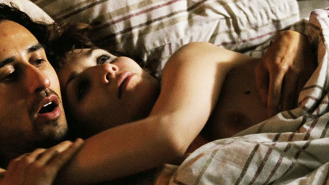 Tuppence Middleton Nude in Cleanskin. Breasts, brunette, couple. 714418