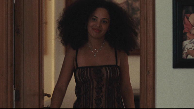 Hottest Laila Petrone Scene in Miracle at St. Anna. Sexy, black lace dress, sheer dress. 677054