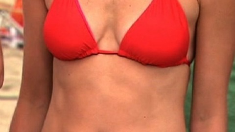 Katie Aselton in The League (2009-2015) Bikini Brunette Ponytail 728911