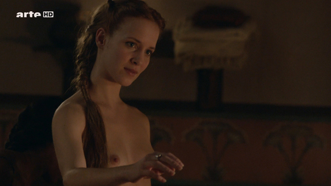 Capucine Delaby Nude in Odysseus. Breasts, braided hair, nude. 730234