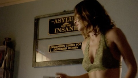 Jessica Szohr in Complications (2015) Underwear Brunette Cleavage 770642