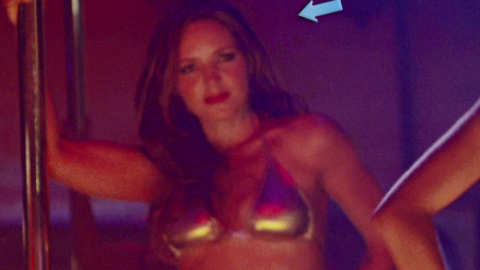 Jordana Spiro in Trespass (2011) Sexy Brunette Gold Bra 702069