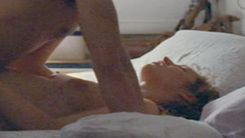 Louise Bourgoin Naked in A Happy Event. Breasts, bed, brunette. 714805
