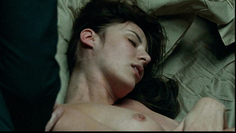 Louise Bourgoin Nude in White Snow. Breasts, dark hair, nude. 725590
