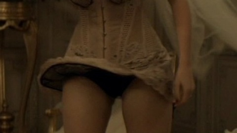 Louise Bourgoin in The Love Punch (2013) Sexy Underwear Brunette Corset 749407