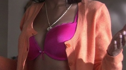 Gabrielle Dennis in Blue Mountain State (2010-2012) Sexy Underwear Black Pink Bra 782830