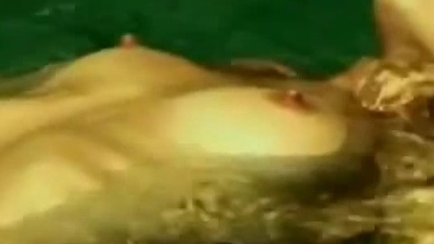 Rosie Huntington-Whiteley Nude in Pirelli Calendar 2010 (The Making of). Breasts, Sexy, breasts above water, brunette. 735820