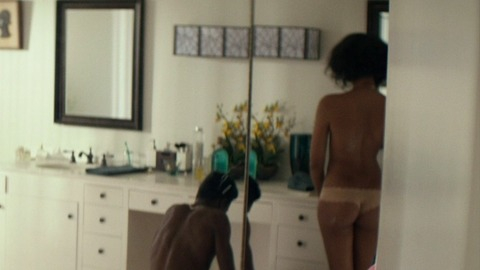 Chanel Iman in Dope (2015) Breasts Sexy Underwear Back Exposed Black 775195