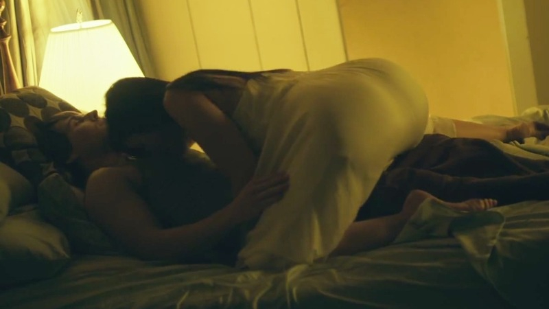 Sexiest Scenes of Lori from Apparition. Sexy, brunette, couple in bed. 763661