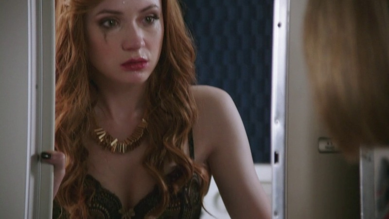 Selfie's Sexiest Scenes with Karen Gillan. Sexy, Underwear, SFW, black bra. 746220