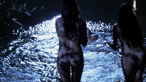 Elise Avellan in The Black Waters of Echo's Pond (2009) Thong Long Hair Night Swimming 729341