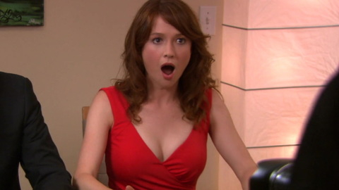 Hottest Erin Hannon Scenes. Sexy, cleavage, news anchor. 965517