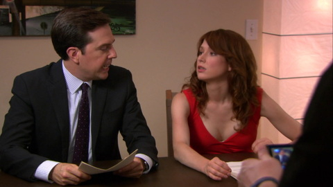The Office's Sexiest Scenes with Ellie Kemper. Sexy, cleavage, news anchor. 965520