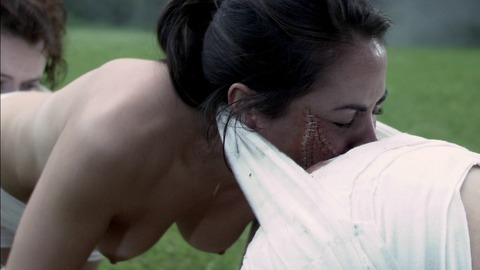 Ashley C. Williams in The Human Centipede (2009) Breasts Black Hair Breasts 776058