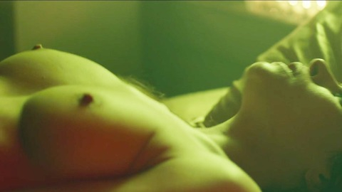 Ashley C. Williams Naked in Julia. Breasts, hard nipples, in bed. 759625