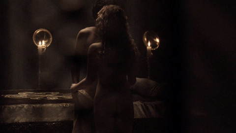 Holliday Grainger Nude in The Borgias. Butt, nude, undressing man. 725164