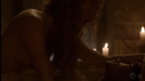 Holliday Grainger Naked in The Borgias. Breasts, cowgirl, sex. 709549