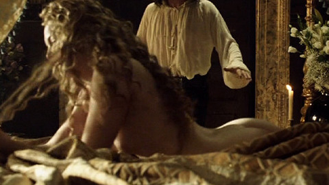 Holliday Grainger Nude as Lucrezia Borgia. Breasts, Butt, fully clothed man, nude. 724670