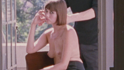 C.C. Sheffield in Somewhere (2010) Breasts Black Skirt Black Stockings 695478