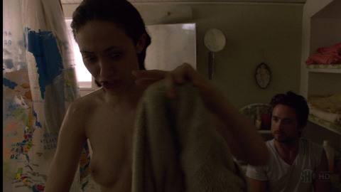 Emmy Rossum Nude in Shameless. Breasts, nude, out of shower. 720184