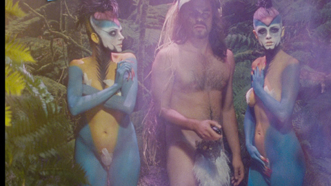 Nicole LaLiberte in Dinner for Schmucks (2010) Sexy Body Paint Couple 692052