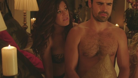 Jamie Renée Smith in 10 Rules for Sleeping Around (2013) Sexy Underwear Black Panties Blonde 768961