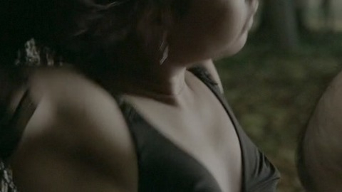 Tommie-Amber Pirie in Bitten (2014-2016) Sexy Underwear Black Bra Outdoors 759489